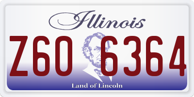 IL license plate Z606364