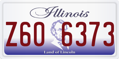 IL license plate Z606373