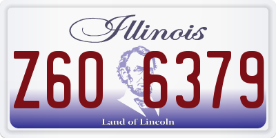 IL license plate Z606379