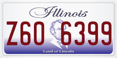 IL license plate Z606399