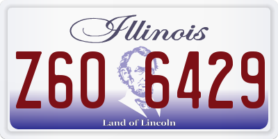 IL license plate Z606429