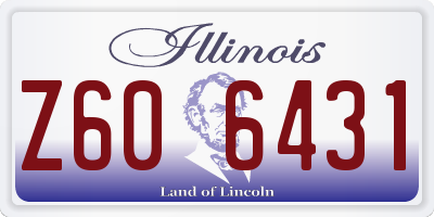 IL license plate Z606431