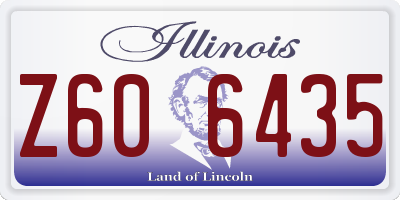 IL license plate Z606435
