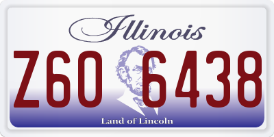 IL license plate Z606438