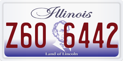 IL license plate Z606442