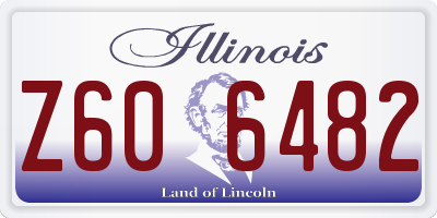 IL license plate Z606482