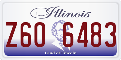 IL license plate Z606483