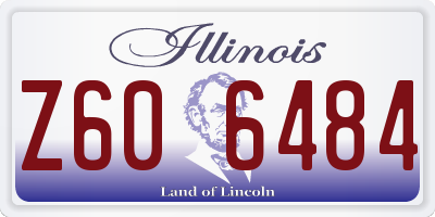 IL license plate Z606484