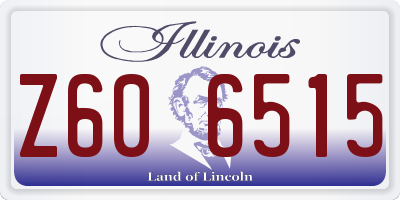 IL license plate Z606515