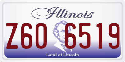 IL license plate Z606519