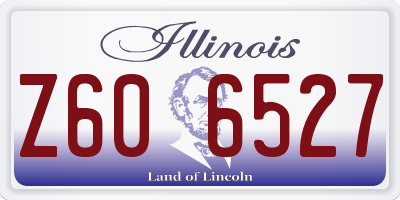 IL license plate Z606527