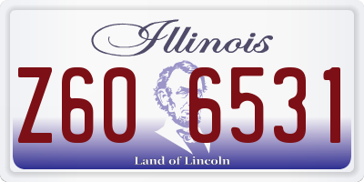 IL license plate Z606531