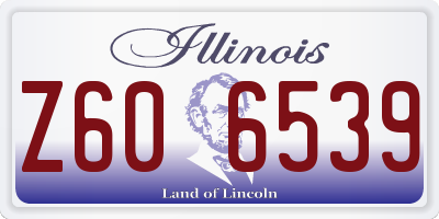 IL license plate Z606539