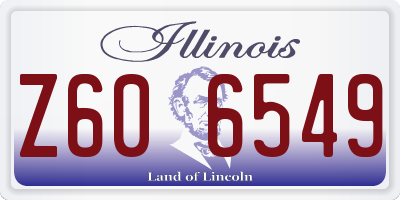 IL license plate Z606549