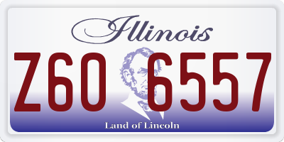 IL license plate Z606557