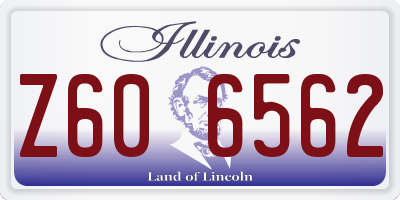IL license plate Z606562