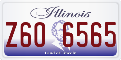 IL license plate Z606565