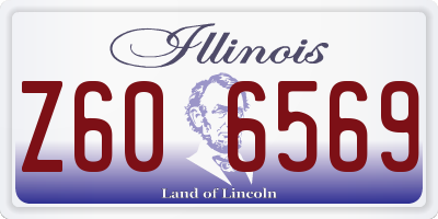 IL license plate Z606569