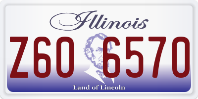 IL license plate Z606570