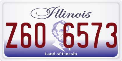 IL license plate Z606573