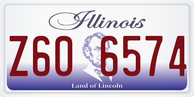 IL license plate Z606574