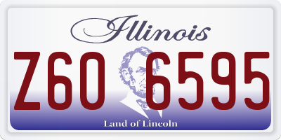 IL license plate Z606595