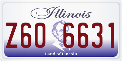 IL license plate Z606631