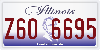IL license plate Z606695