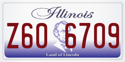 IL license plate Z606709