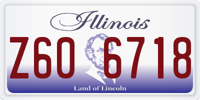 IL license plate Z606718