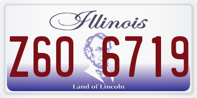 IL license plate Z606719