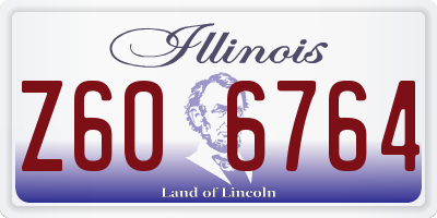 IL license plate Z606764