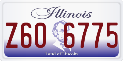 IL license plate Z606775