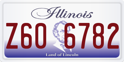 IL license plate Z606782