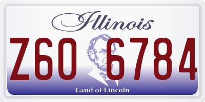 IL license plate Z606784