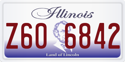 IL license plate Z606842