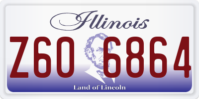 IL license plate Z606864