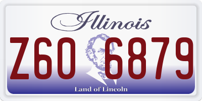 IL license plate Z606879