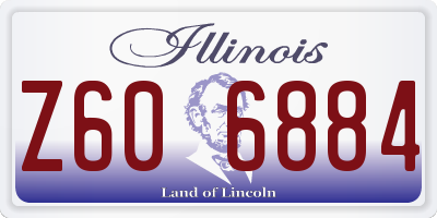 IL license plate Z606884