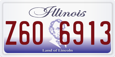 IL license plate Z606913