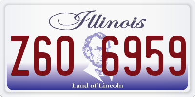 IL license plate Z606959
