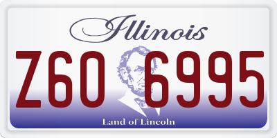 IL license plate Z606995