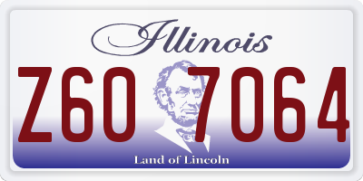 IL license plate Z607064