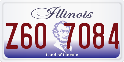 IL license plate Z607084