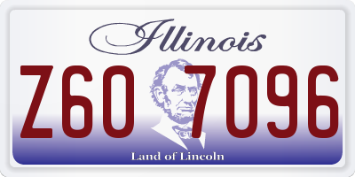IL license plate Z607096