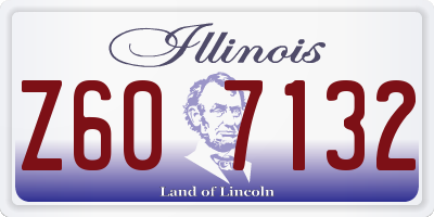 IL license plate Z607132
