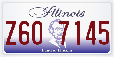 IL license plate Z607145