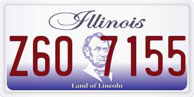 IL license plate Z607155