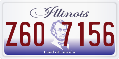 IL license plate Z607156