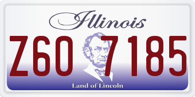 IL license plate Z607185